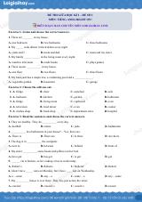Đề thi giữa kì 1 Tiếng Anh 6 Right on! - Đề số 1